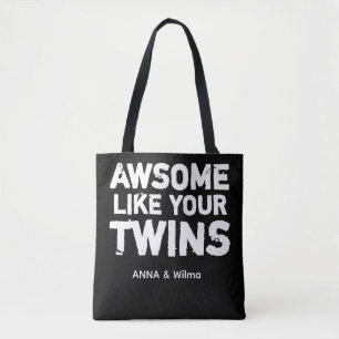 Twin Quote  Tote Bag