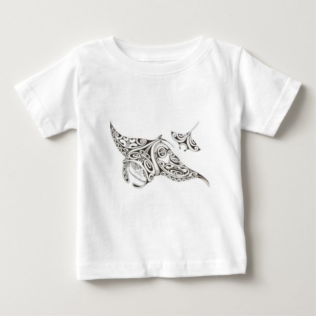 twin rays manta-rays baby T-Shirt (Front)