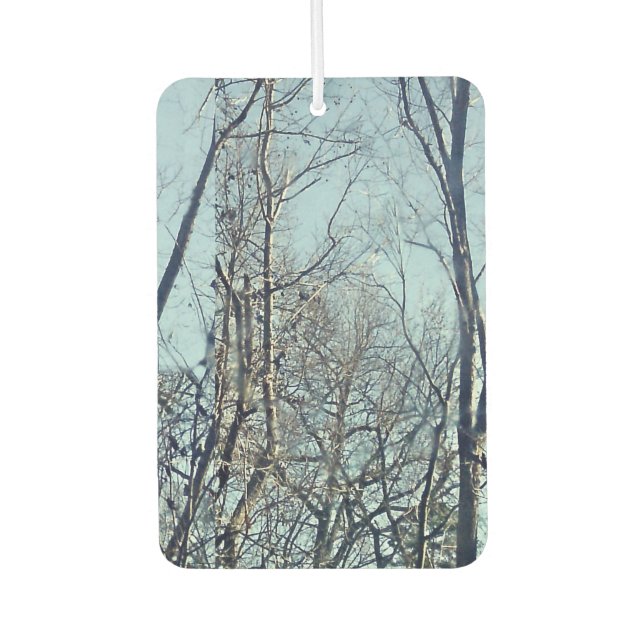 Twin Saplings  Car Air Freshener (Front)