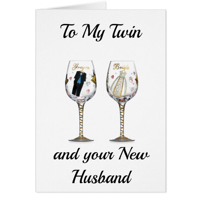 ***TWIN SISTER*** CELEBRATE YOUR LOVE WEDDING DAY (Front)