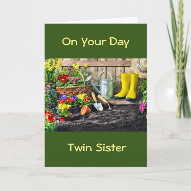 **TWIN SISTER** RELAX / IT'S YOUR DAY CARD (Front)