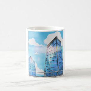 Twin Skyscrapers Coffee Mug