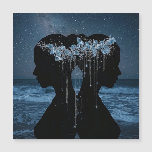 Twin Souls Beneath the Stars (Front)