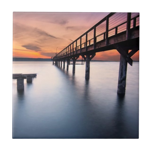 Twin Spits Ceramic Tile (Front)