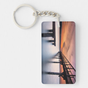 Twin Spits Key Ring