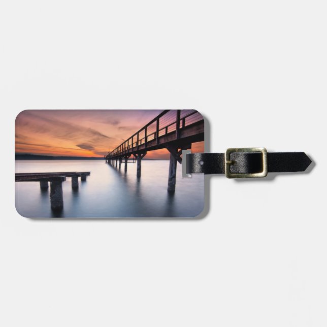 Twin Spits Luggage Tag (Front Horizontal)