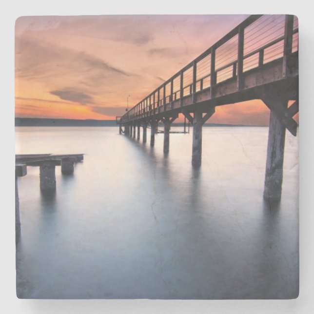 Twin Spits Stone Coaster (Front)