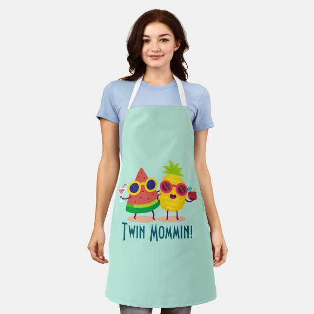 Twin Summer Fruits Apron (Worn)