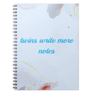 Twin Themed  Notebook