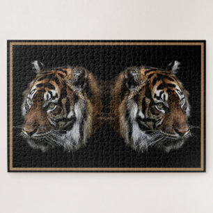 Twin Tigers Jigsaw Puzzle