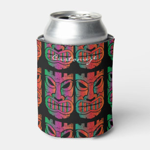 Twin Tiki Sculpture Thunder_Cove Can Cooler