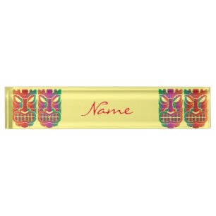 Twin Tiki Sculpture Thunder_Cove Nameplate