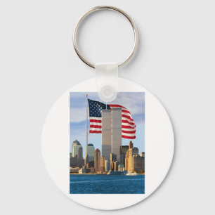 Twin Tower America Key Ring