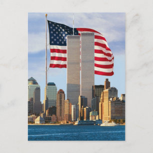 Twin Tower America Postcard