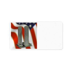 Twin Tower Memorial Label