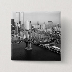 Twin Towers: 1991 15 Cm Square Badge