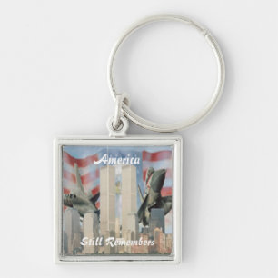 Twin Towers 9/11 Remembrance Key Chain