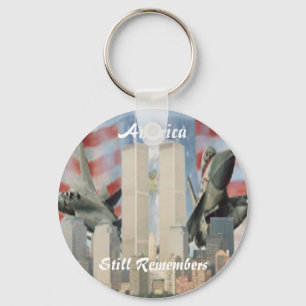 Twin Towers 9/11 Remembrance Key Chain