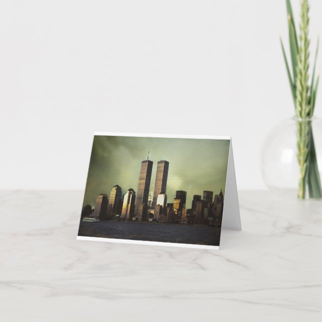 Twin Towers Card (Front)