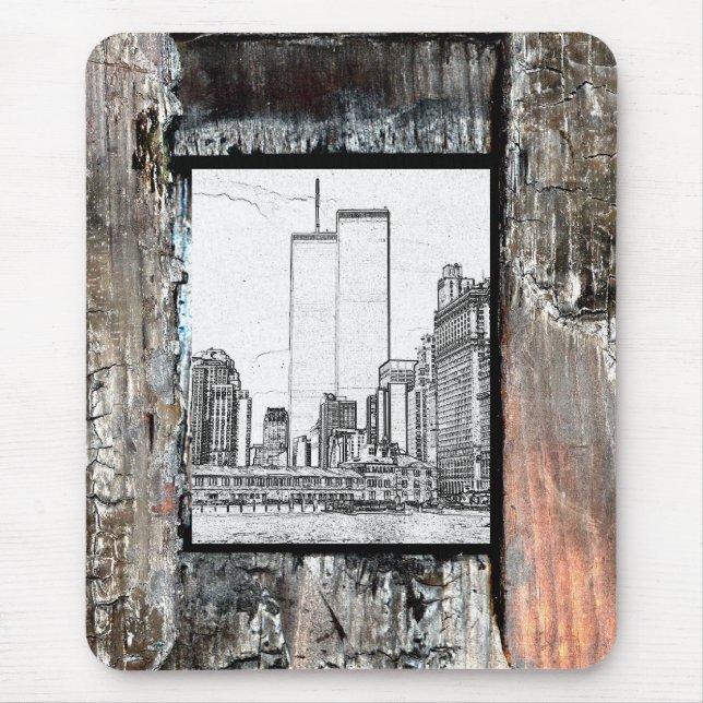 Twin Towers Mouse Pad (Front)