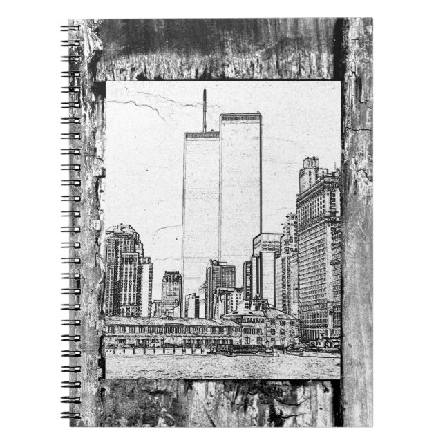 Twin Towers Notebook (Front)