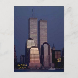 Twin Towers Postcard