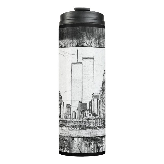 Twin Towers Thermal Tumbler (Front)