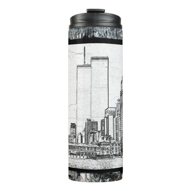 Twin Towers Thermal Tumbler (Front)