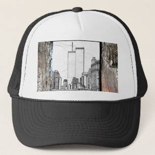 Twin Towers Trucker Hat