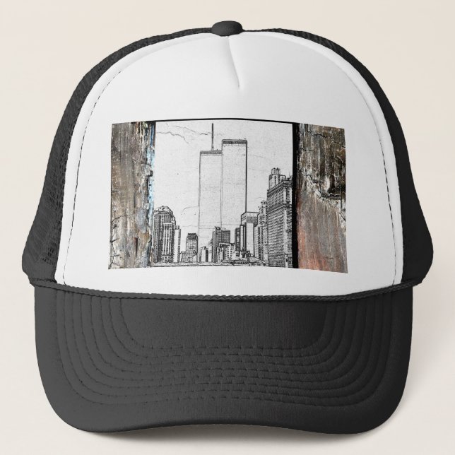 Twin Towers Trucker Hat (Front)