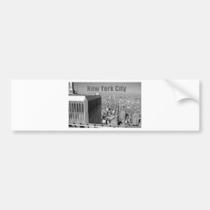 Twin towers World Trade Centre NYC Bumper Sticker