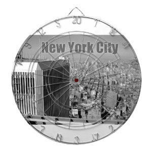 Twin towers World Trade Centre NYC Dartboard