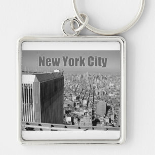 Twin towers World Trade Centre NYC Key Ring