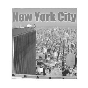 Twin towers World Trade Centre NYC Notepad