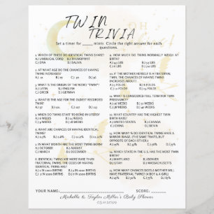 Twin Trivia Game, Oh Babies Neutral Twin Storks