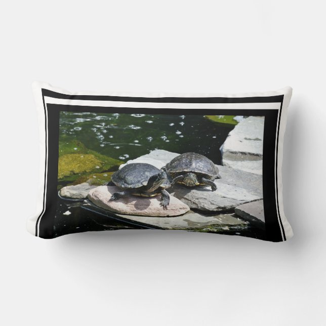 Twin Turtles - Lumbar Cushion (Front)