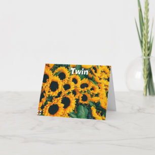 **TWIN** U BRING SUNSHINE TO MY LIVE EVERY DAY CARD