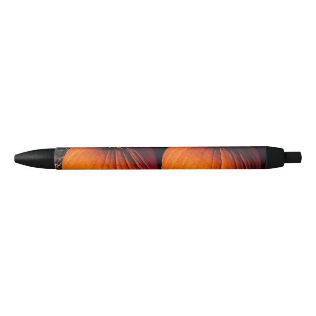 Twin Vintage Pumpkins  Black Ink Pen (Front)