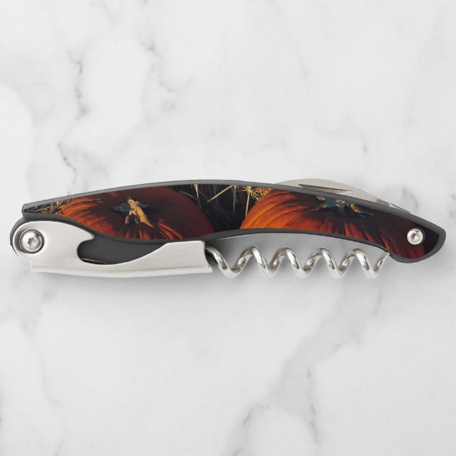 Twin Vintage Pumpkins  Corkscrew (Front)
