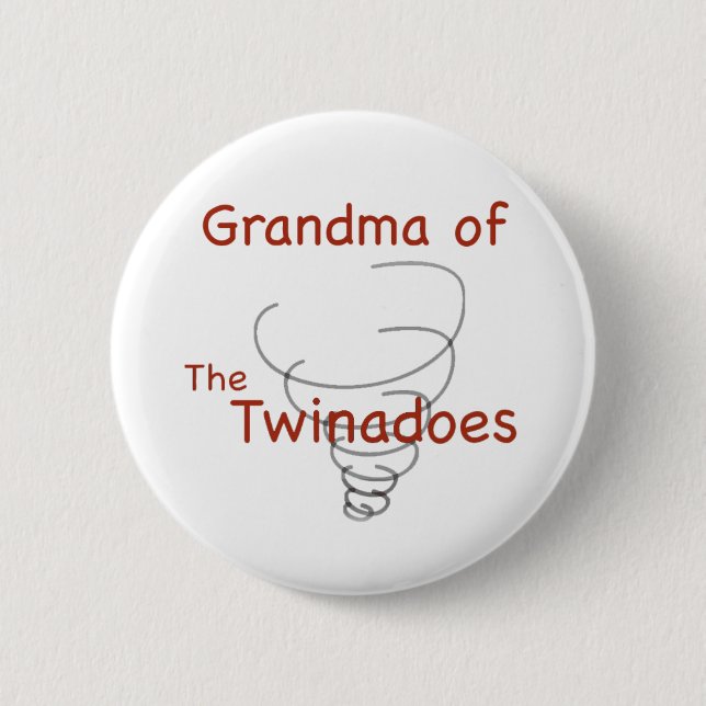 Twinadoes Grandma 6 Cm Round Badge (Front)