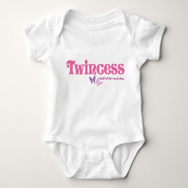 Twincess Baby Bodysuit (Front)