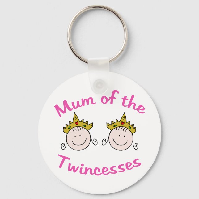 Twincess Mum Key Ring (Front)