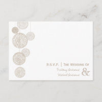 Twine Globes Wedding R.S.V.P.