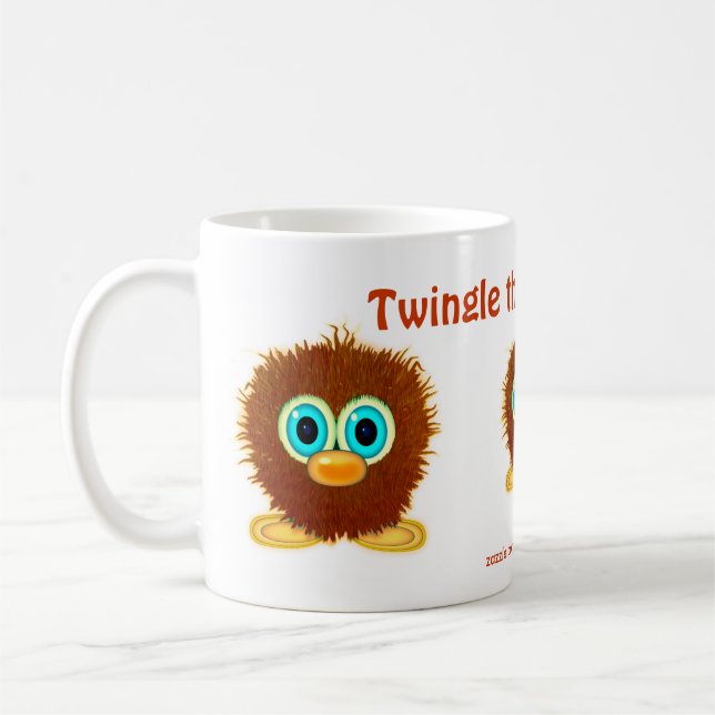 Twingle the Cuddly Wuzzy-Butt Drink Mug (Left)