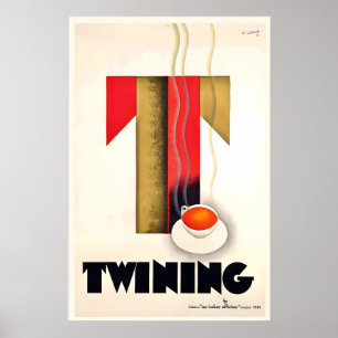 Twining Tea Coffee Beverage Drinks Kitchen Food Poster