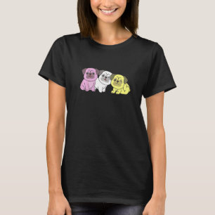 Twink Flag Pride Lgbtq Dogs Twink Pug T-Shirt