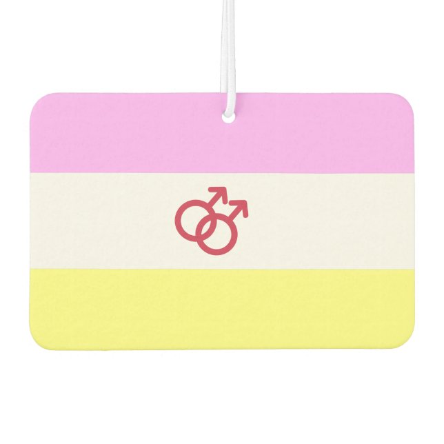 Twink Pride Car Air Freshener (Front)