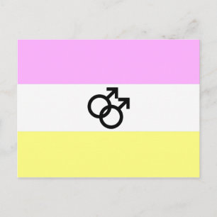 Twink Pride Flag Postcard