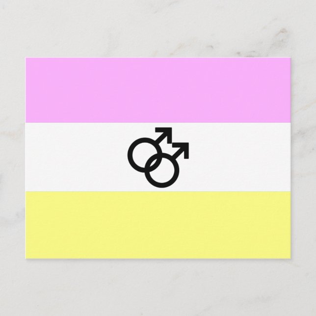 Twink Pride Flag Postcard (Front)
