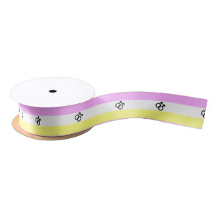 Twink Pride Flag Satin Ribbon